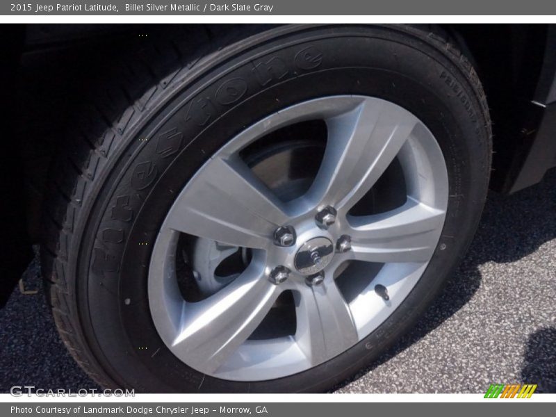 Billet Silver Metallic / Dark Slate Gray 2015 Jeep Patriot Latitude