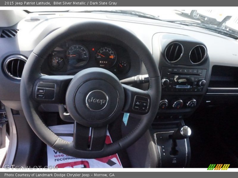 Billet Silver Metallic / Dark Slate Gray 2015 Jeep Patriot Latitude