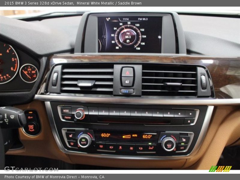 Controls of 2015 3 Series 328d xDrive Sedan