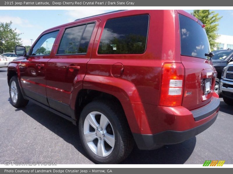 Deep Cherry Red Crystal Pearl / Dark Slate Gray 2015 Jeep Patriot Latitude
