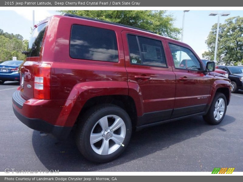 Deep Cherry Red Crystal Pearl / Dark Slate Gray 2015 Jeep Patriot Latitude