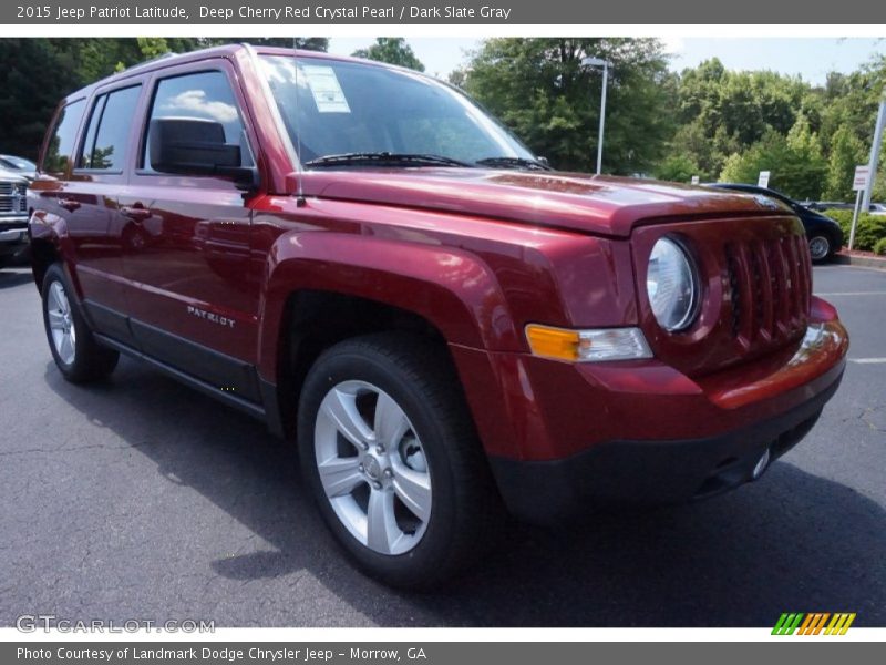 Deep Cherry Red Crystal Pearl / Dark Slate Gray 2015 Jeep Patriot Latitude