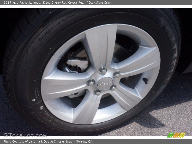 Deep Cherry Red Crystal Pearl / Dark Slate Gray 2015 Jeep Patriot Latitude