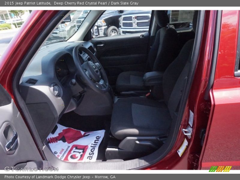 Deep Cherry Red Crystal Pearl / Dark Slate Gray 2015 Jeep Patriot Latitude