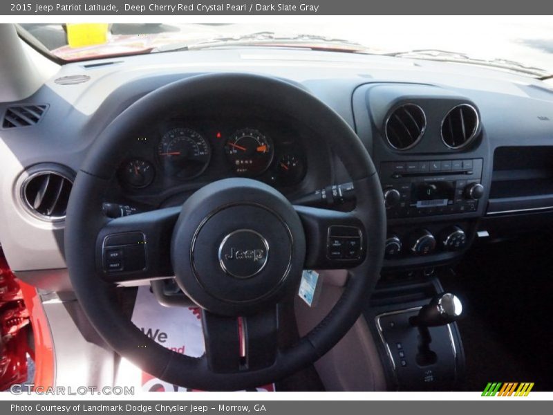 Deep Cherry Red Crystal Pearl / Dark Slate Gray 2015 Jeep Patriot Latitude