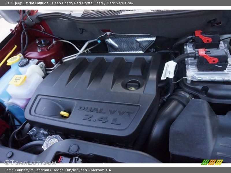 Deep Cherry Red Crystal Pearl / Dark Slate Gray 2015 Jeep Patriot Latitude