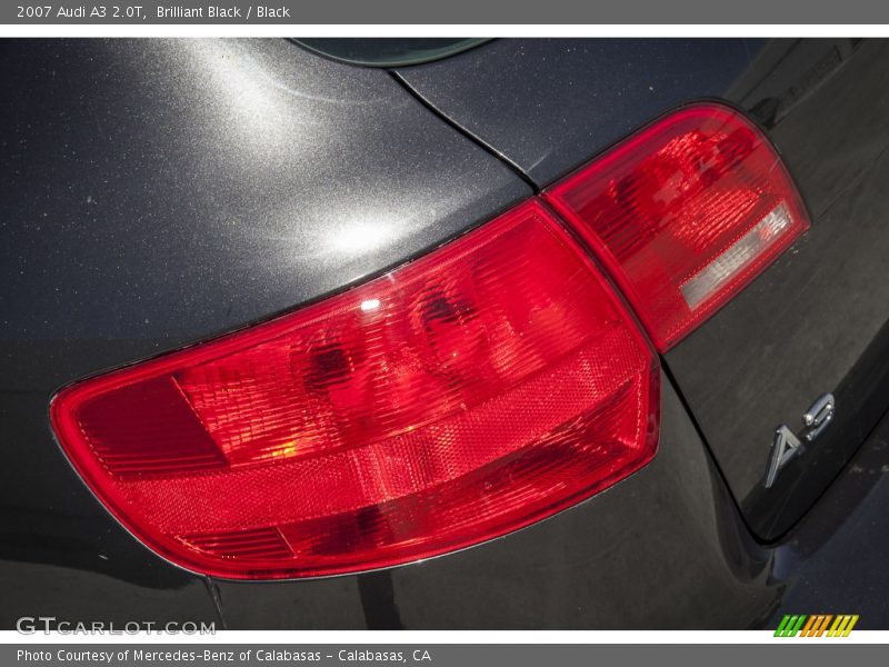 Brilliant Black / Black 2007 Audi A3 2.0T