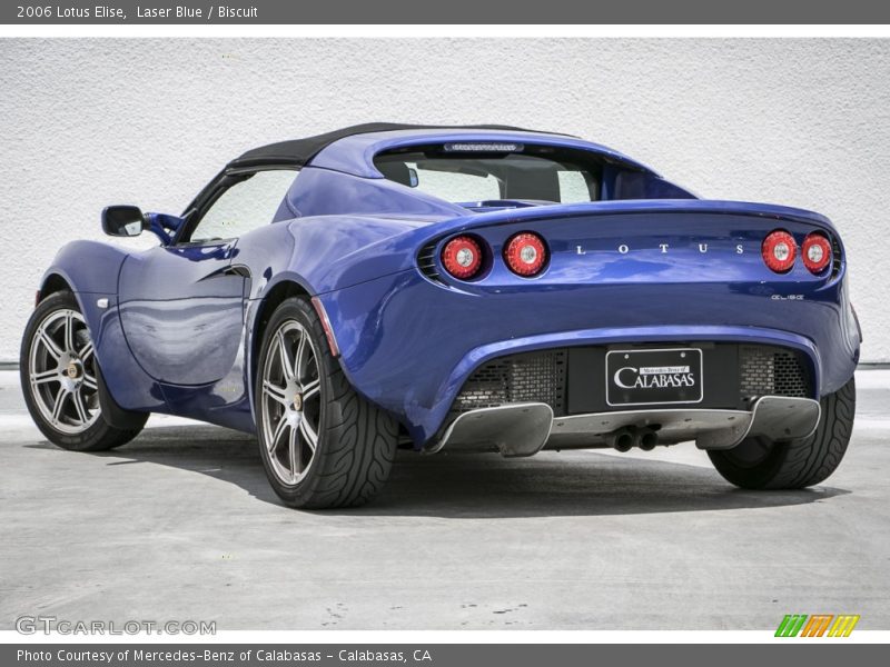 Laser Blue / Biscuit 2006 Lotus Elise