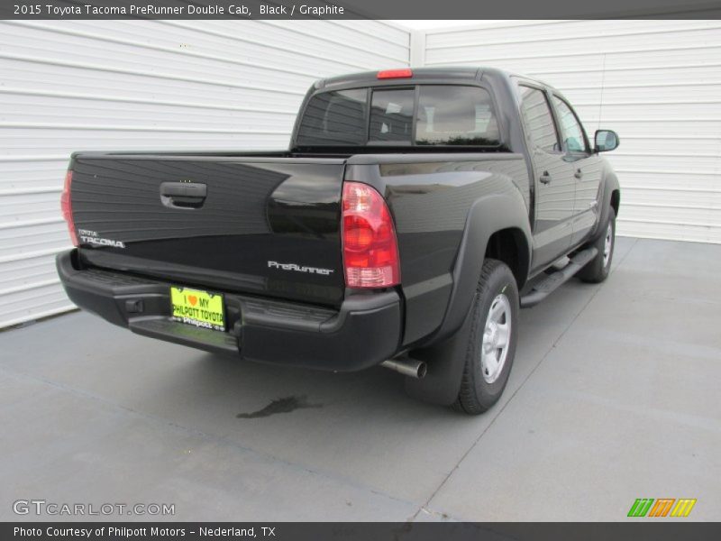 Black / Graphite 2015 Toyota Tacoma PreRunner Double Cab