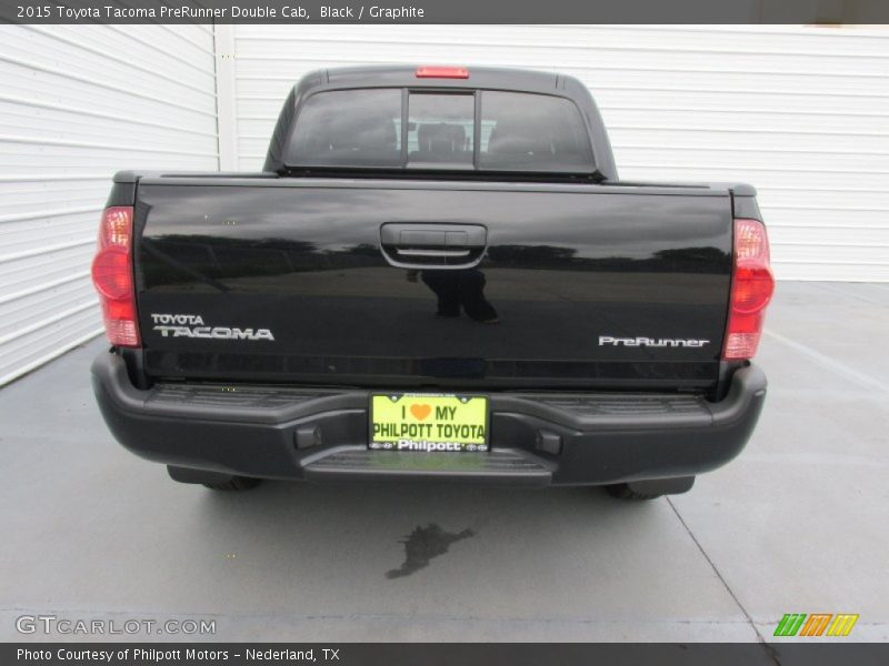 Black / Graphite 2015 Toyota Tacoma PreRunner Double Cab