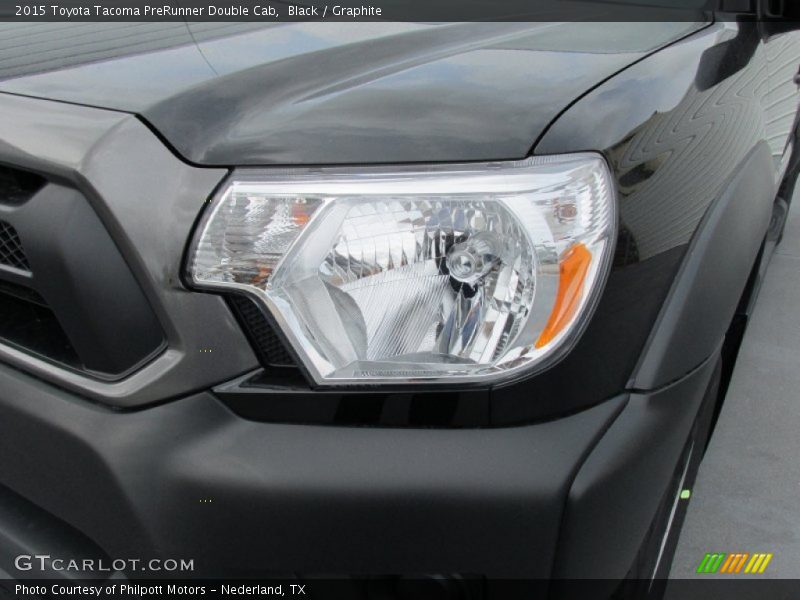Black / Graphite 2015 Toyota Tacoma PreRunner Double Cab