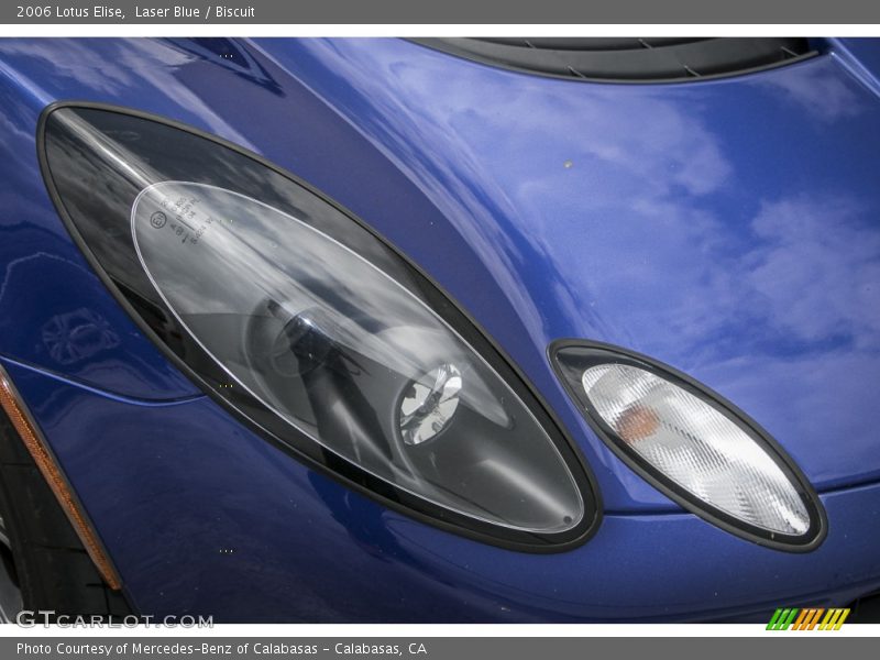 Laser Blue / Biscuit 2006 Lotus Elise