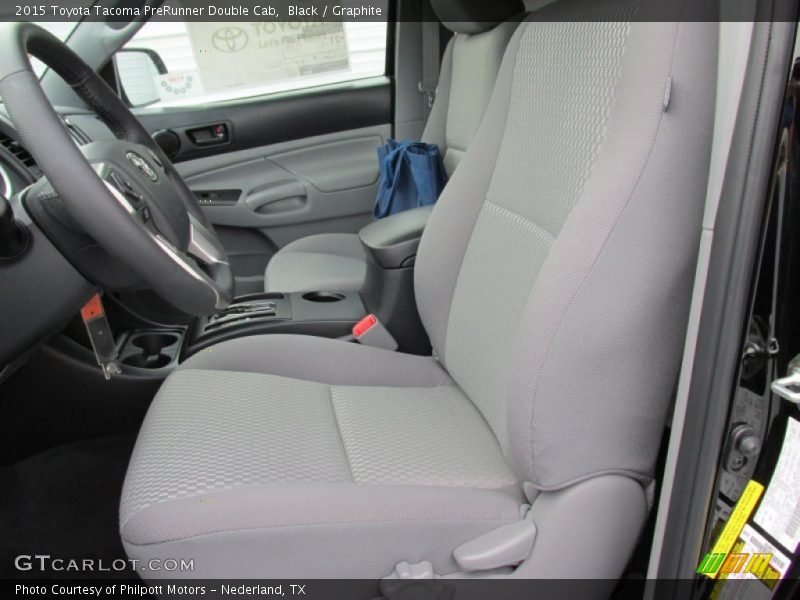Black / Graphite 2015 Toyota Tacoma PreRunner Double Cab