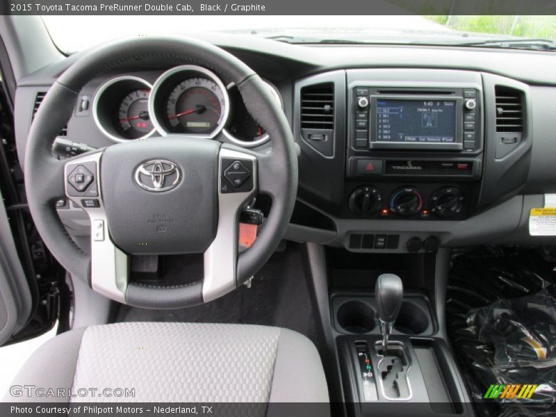 Black / Graphite 2015 Toyota Tacoma PreRunner Double Cab
