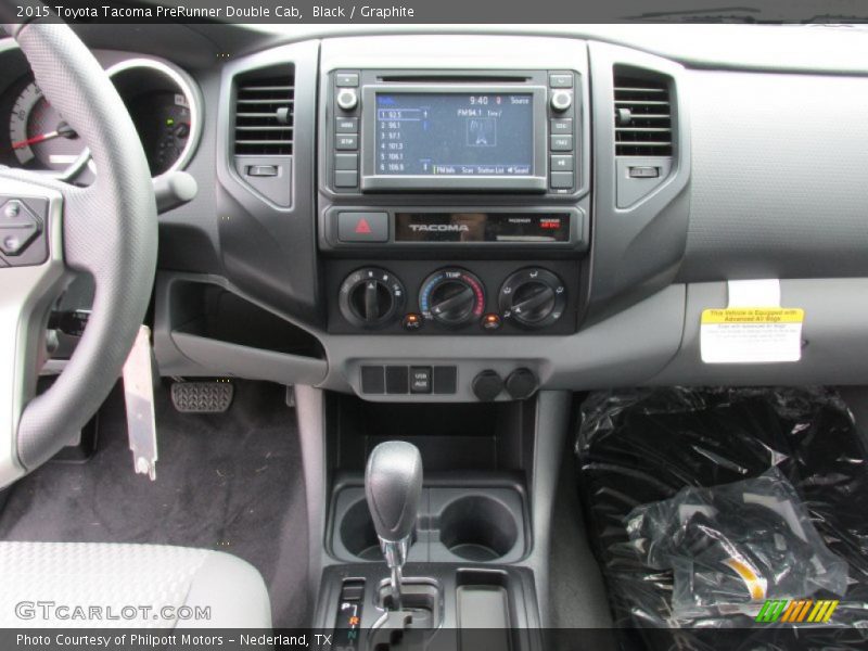 Black / Graphite 2015 Toyota Tacoma PreRunner Double Cab