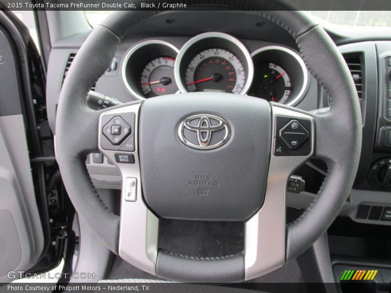 Black / Graphite 2015 Toyota Tacoma PreRunner Double Cab