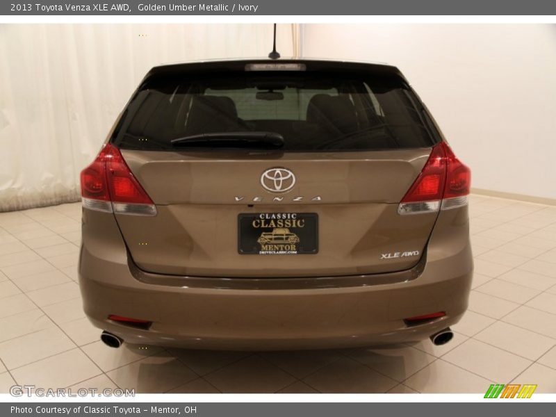 Golden Umber Metallic / Ivory 2013 Toyota Venza XLE AWD