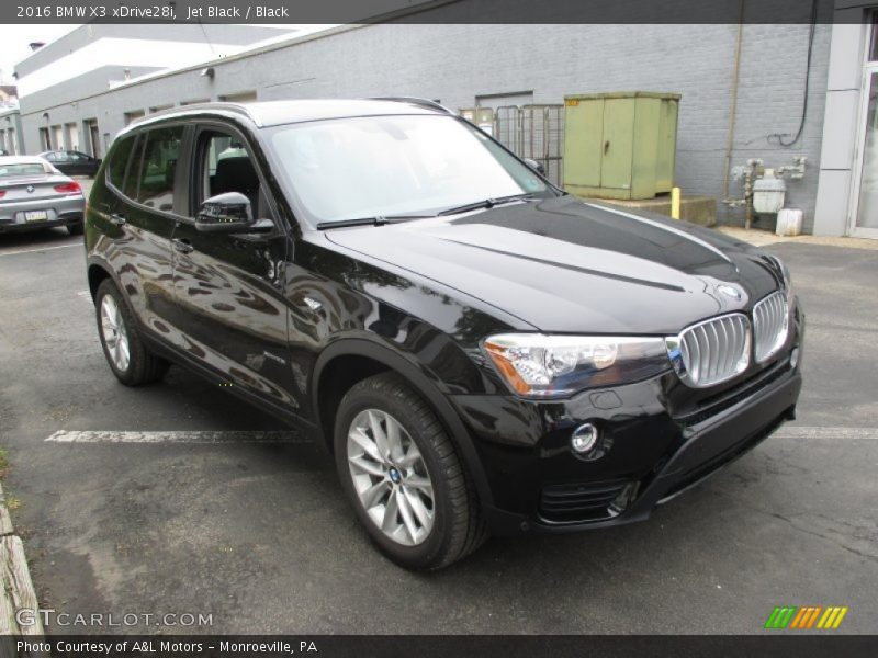 Jet Black / Black 2016 BMW X3 xDrive28i