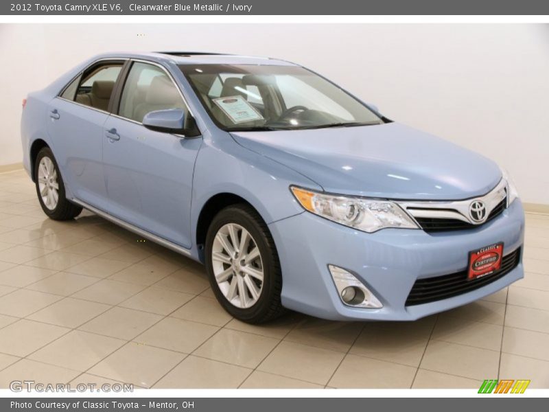 Clearwater Blue Metallic / Ivory 2012 Toyota Camry XLE V6