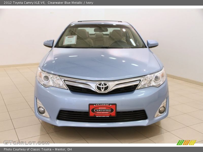 Clearwater Blue Metallic / Ivory 2012 Toyota Camry XLE V6