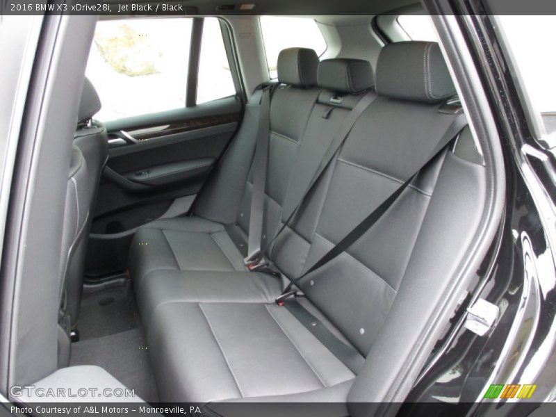 Rear Seat of 2016 X3 xDrive28i