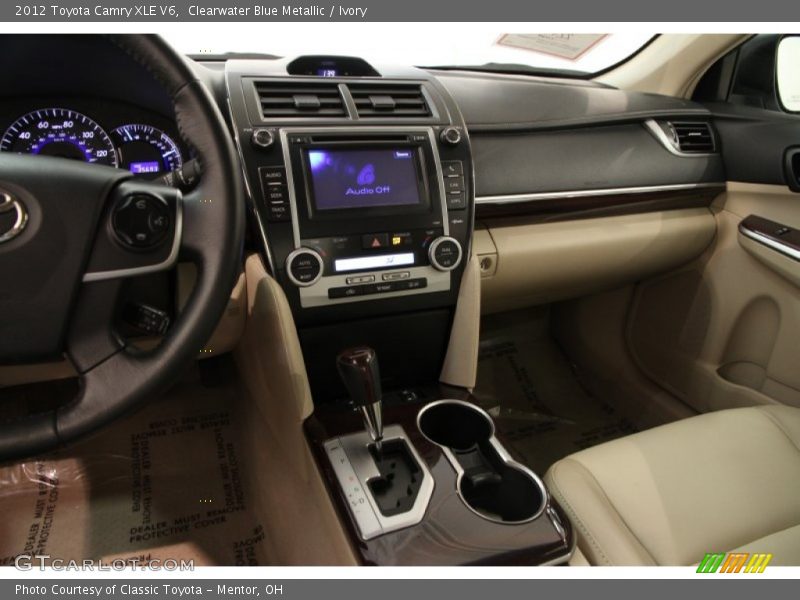 Clearwater Blue Metallic / Ivory 2012 Toyota Camry XLE V6