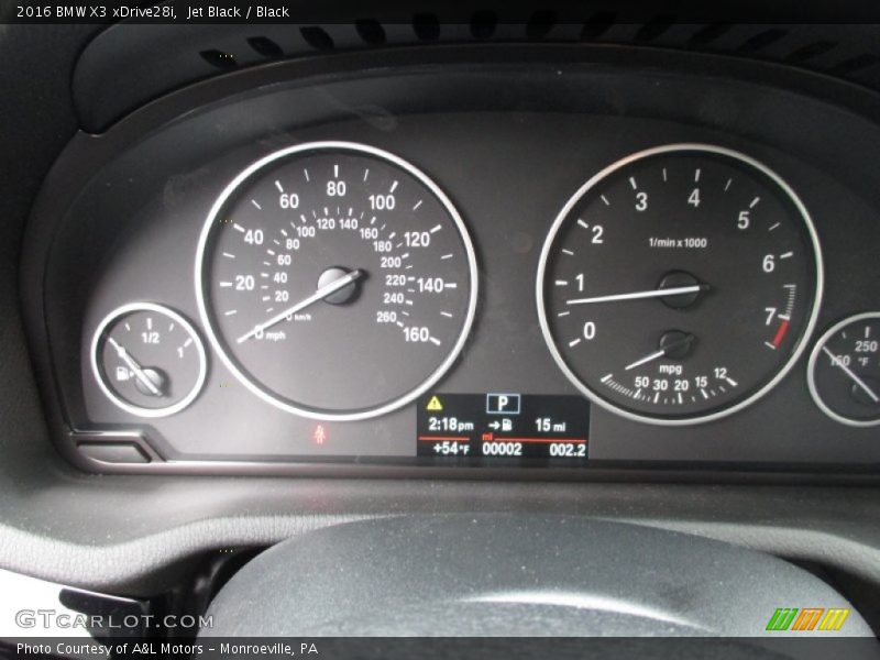  2016 X3 xDrive28i xDrive28i Gauges