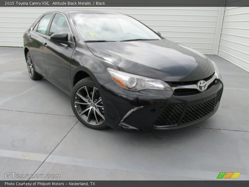 Attitude Black Metallic / Black 2015 Toyota Camry XSE