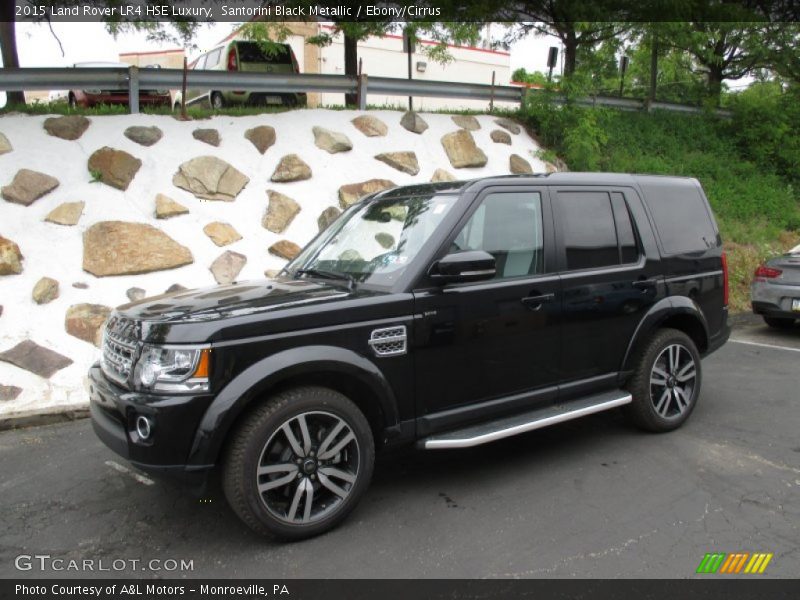 Santorini Black Metallic / Ebony/Cirrus 2015 Land Rover LR4 HSE Luxury