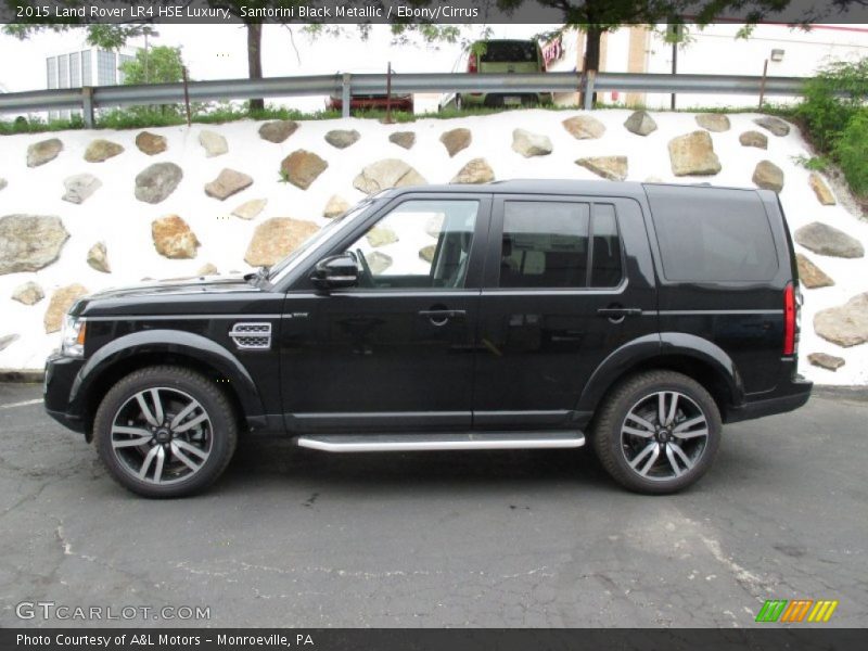 Santorini Black Metallic / Ebony/Cirrus 2015 Land Rover LR4 HSE Luxury