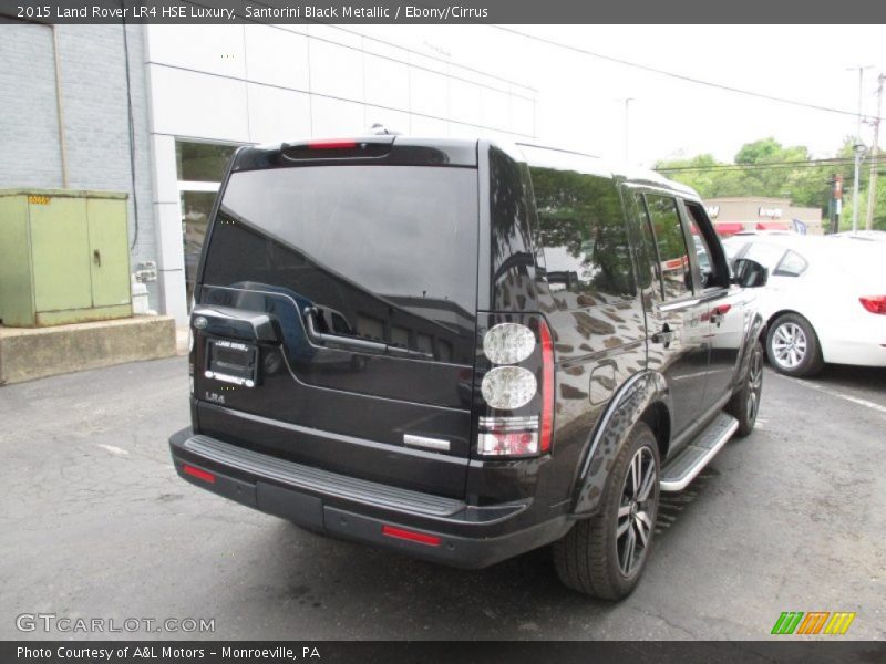 Santorini Black Metallic / Ebony/Cirrus 2015 Land Rover LR4 HSE Luxury