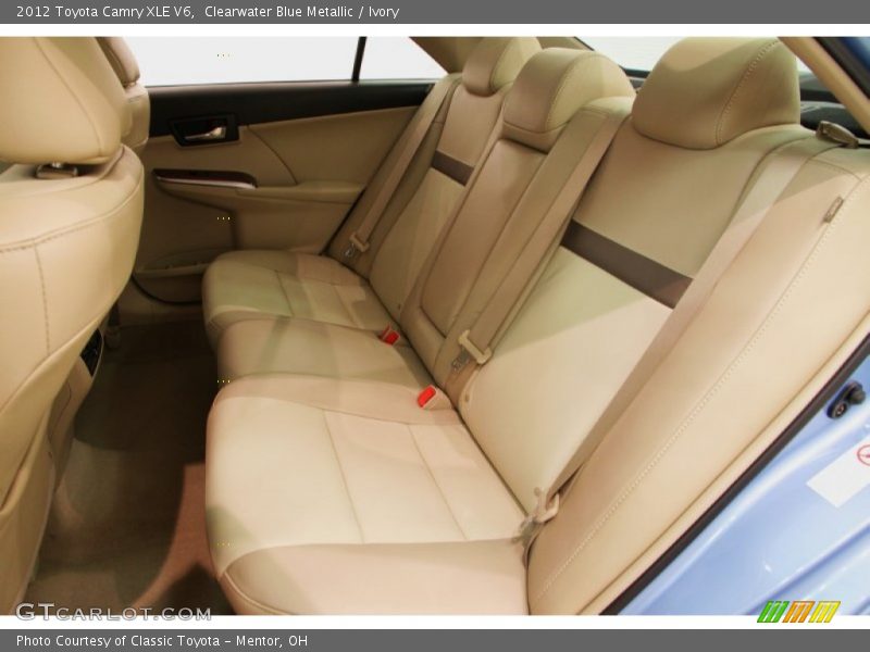 Clearwater Blue Metallic / Ivory 2012 Toyota Camry XLE V6