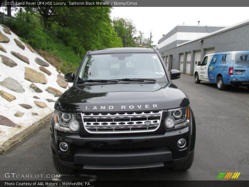 Santorini Black Metallic / Ebony/Cirrus 2015 Land Rover LR4 HSE Luxury