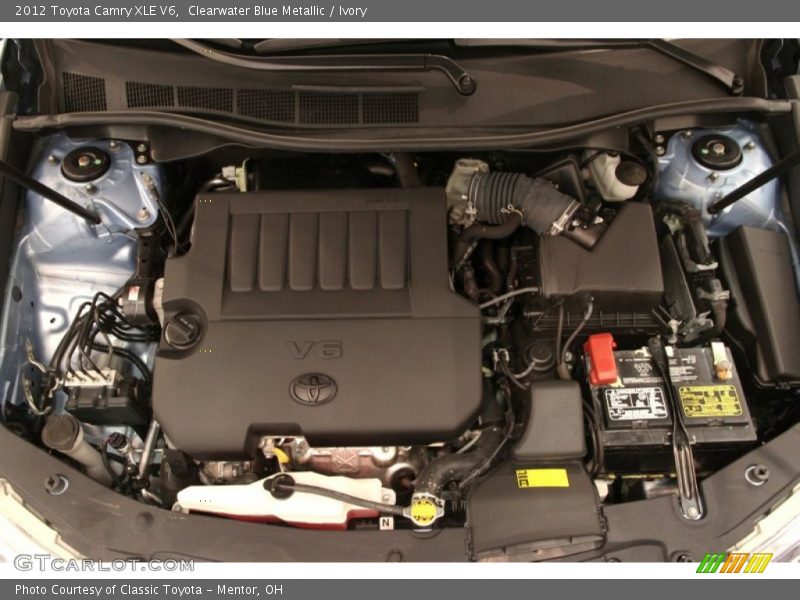 Clearwater Blue Metallic / Ivory 2012 Toyota Camry XLE V6