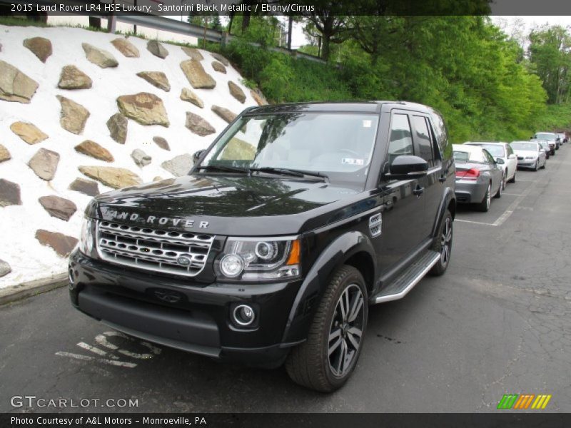 Santorini Black Metallic / Ebony/Cirrus 2015 Land Rover LR4 HSE Luxury