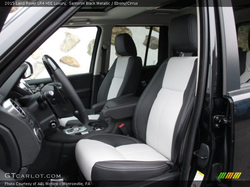 Santorini Black Metallic / Ebony/Cirrus 2015 Land Rover LR4 HSE Luxury