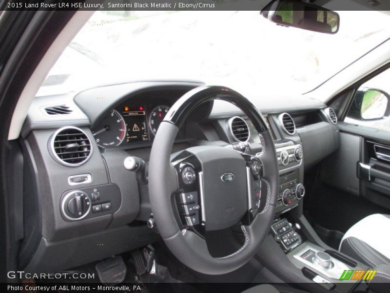 Santorini Black Metallic / Ebony/Cirrus 2015 Land Rover LR4 HSE Luxury