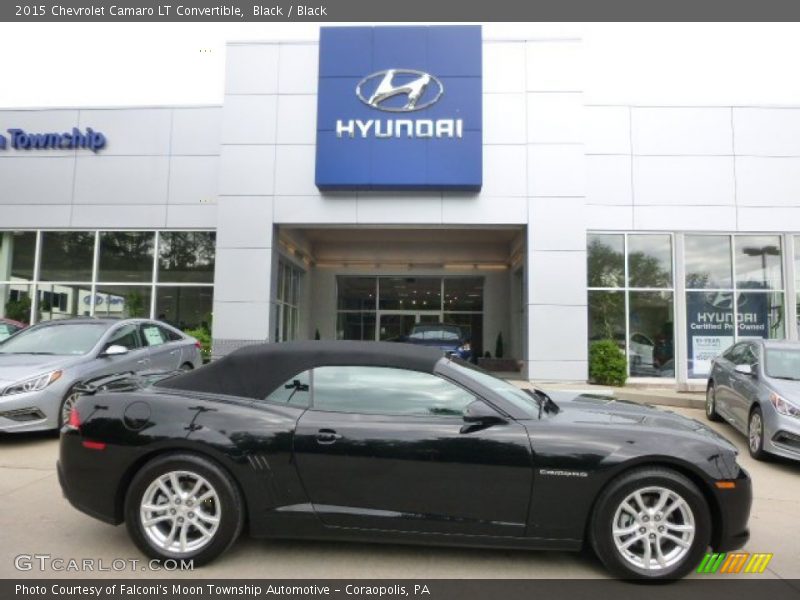 Black / Black 2015 Chevrolet Camaro LT Convertible