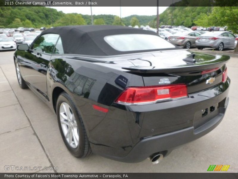 Black / Black 2015 Chevrolet Camaro LT Convertible