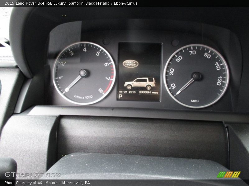 Santorini Black Metallic / Ebony/Cirrus 2015 Land Rover LR4 HSE Luxury