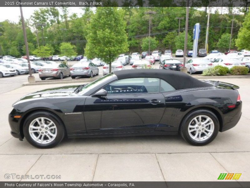 Black / Black 2015 Chevrolet Camaro LT Convertible