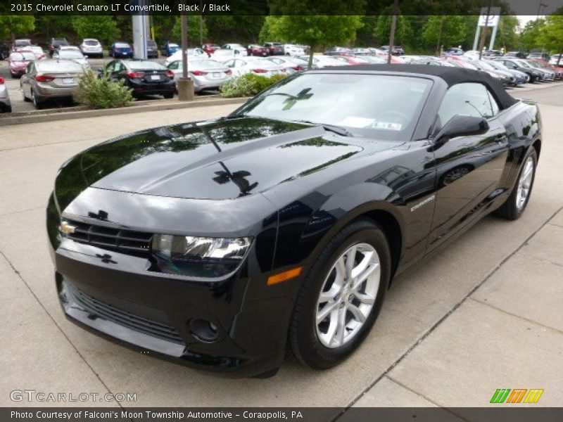 Front 3/4 View of 2015 Camaro LT Convertible