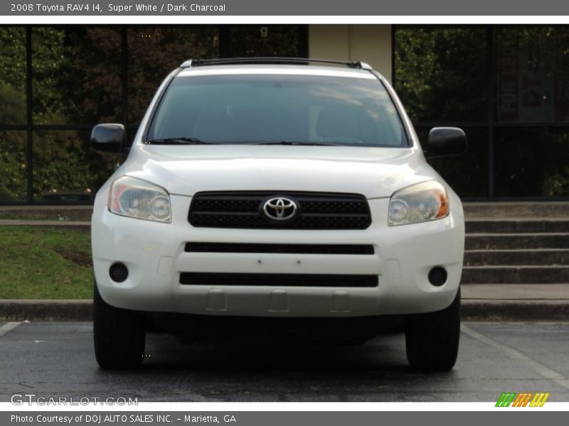 Super White / Dark Charcoal 2008 Toyota RAV4 I4