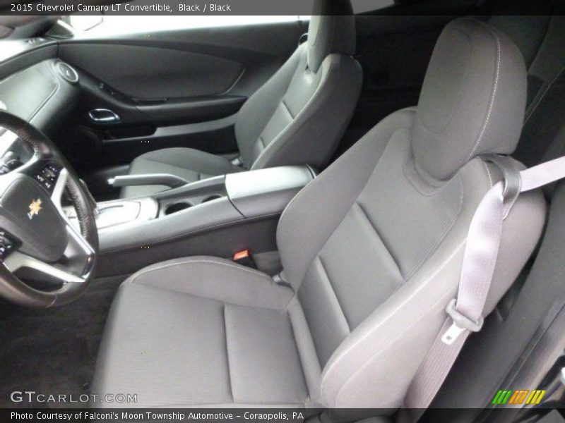 Black / Black 2015 Chevrolet Camaro LT Convertible