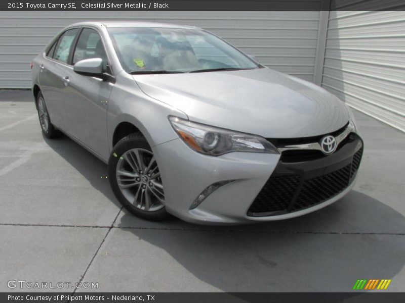 Celestial Silver Metallic / Black 2015 Toyota Camry SE