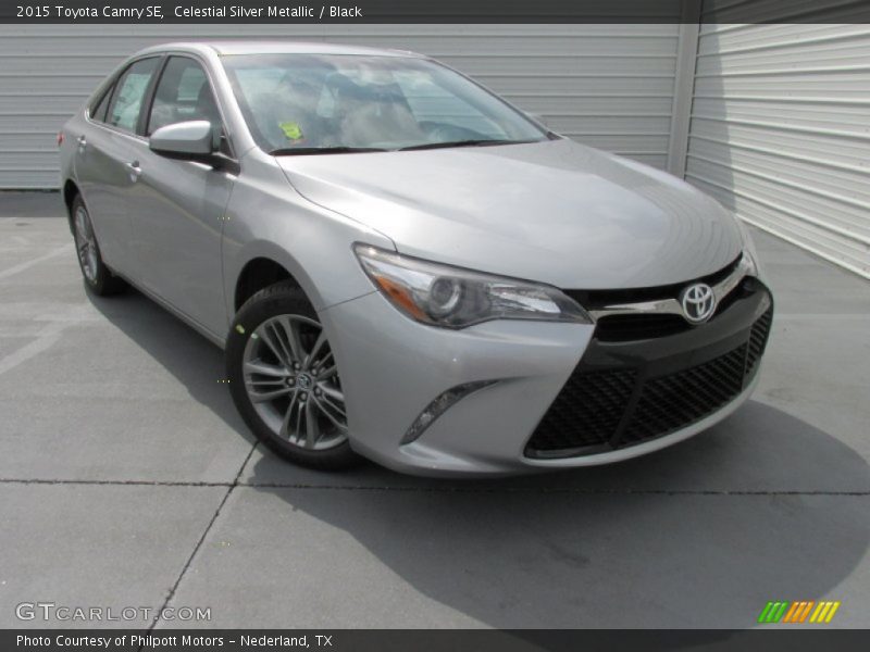 Celestial Silver Metallic / Black 2015 Toyota Camry SE