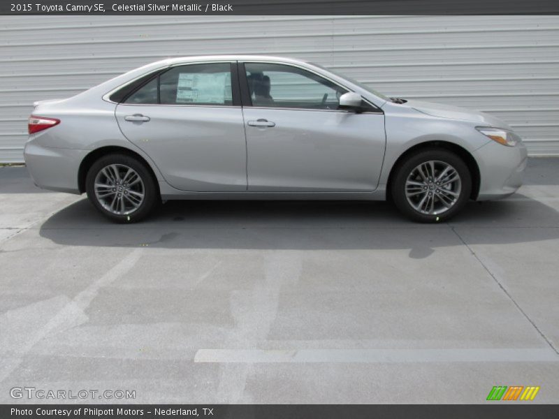 Celestial Silver Metallic / Black 2015 Toyota Camry SE