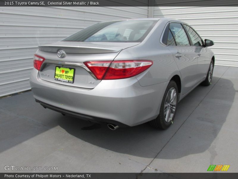 Celestial Silver Metallic / Black 2015 Toyota Camry SE