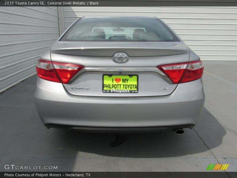 Celestial Silver Metallic / Black 2015 Toyota Camry SE