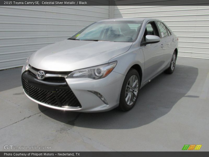 Celestial Silver Metallic / Black 2015 Toyota Camry SE